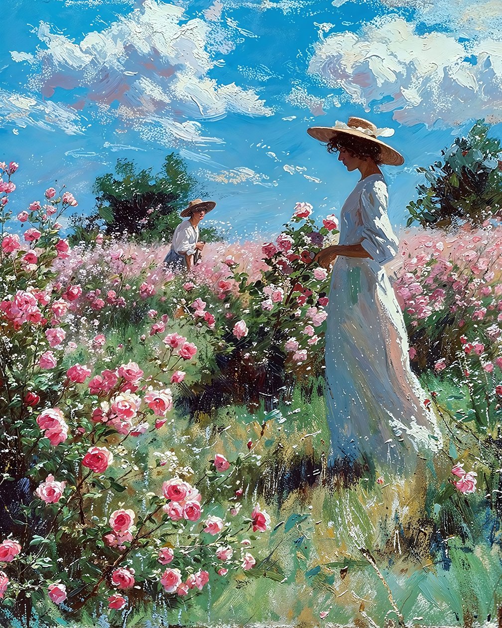 美丽的风景与盛开的草地，适合任何房间的墙饰 作者 法赫塔利·阿卜杜勒拉希姆