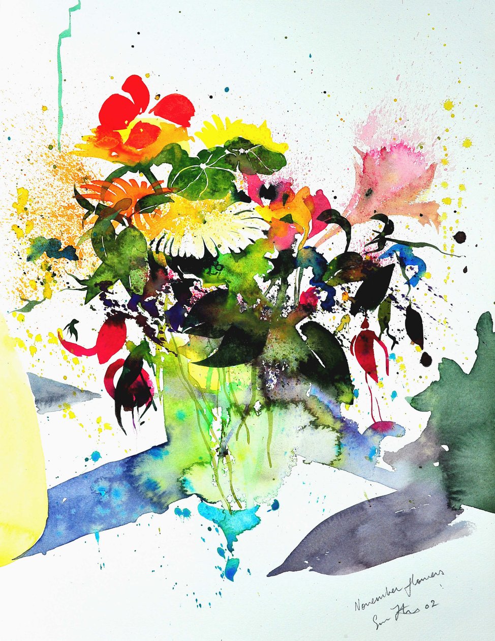 十一月的鲜花 56 x36 2002 作者 西蒙·弗莱彻