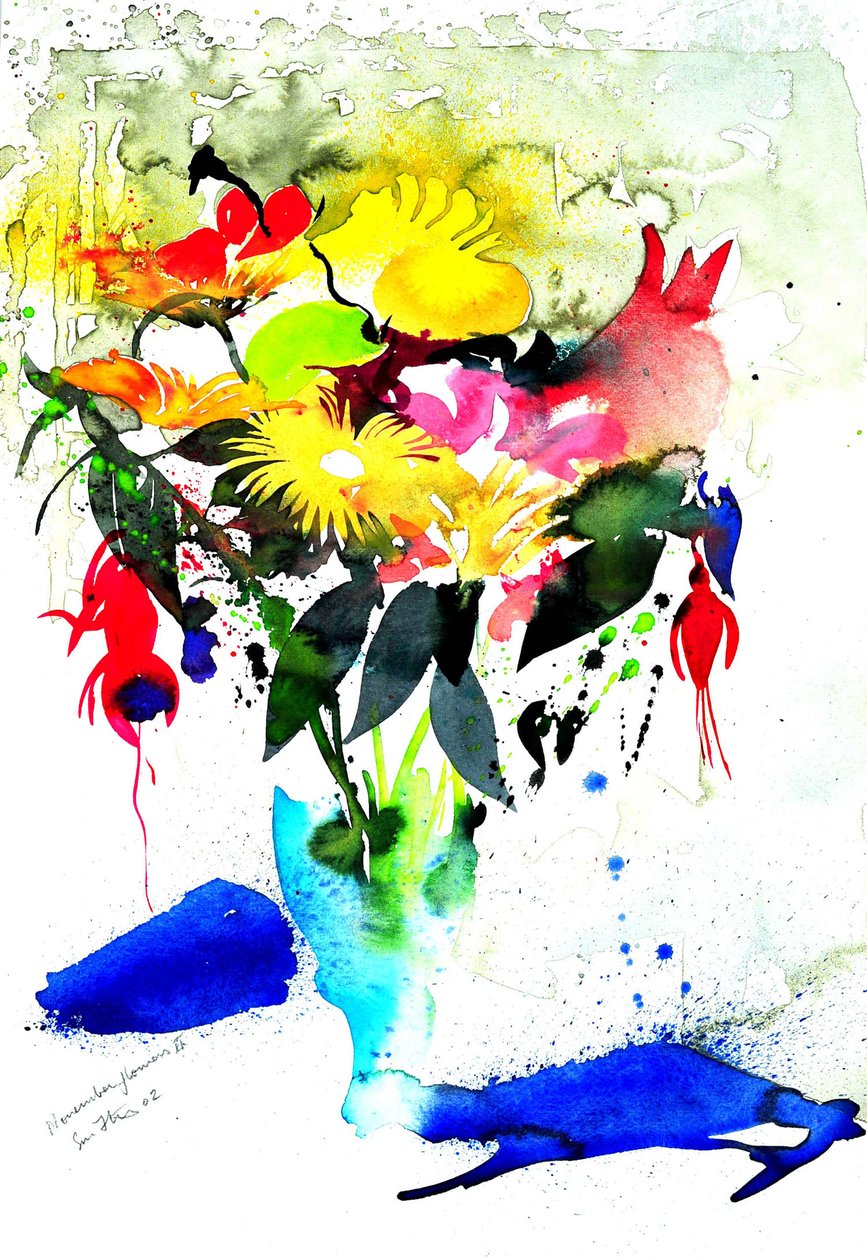 十一月之花 II 56x36 作者 西蒙·弗莱彻