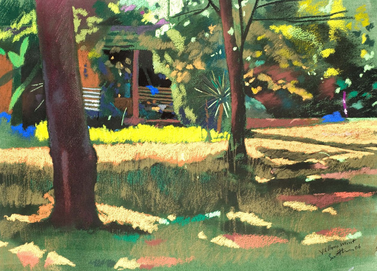 黄色薄荷 54x74 作者 西蒙·弗莱彻