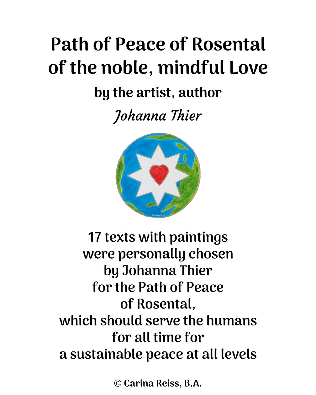 Path of Peace of Rosental 作者 约翰娜蒂尔