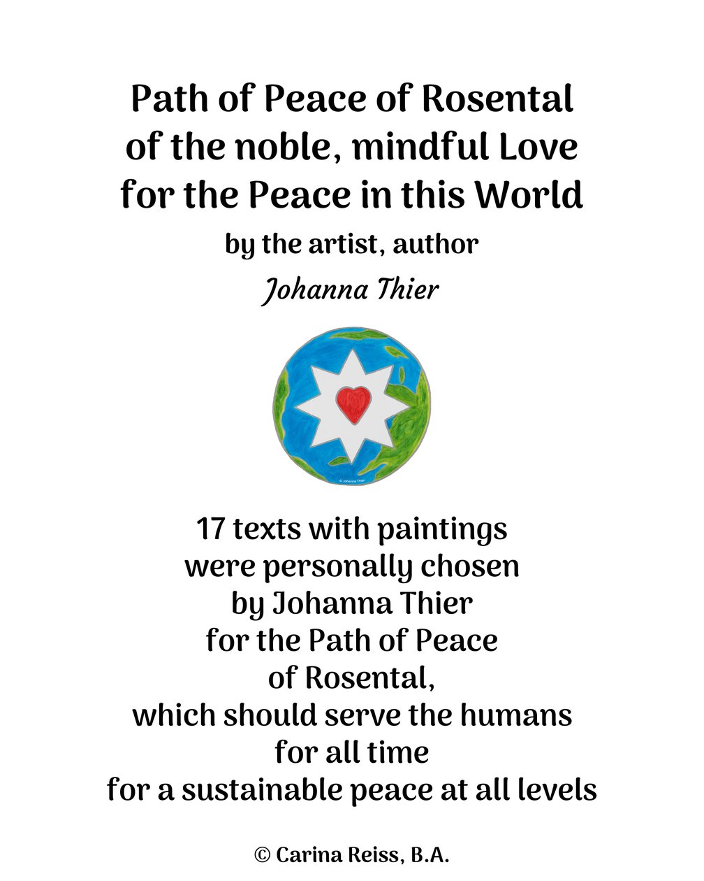 Path of Peace of Rosental 作者 约翰娜蒂尔