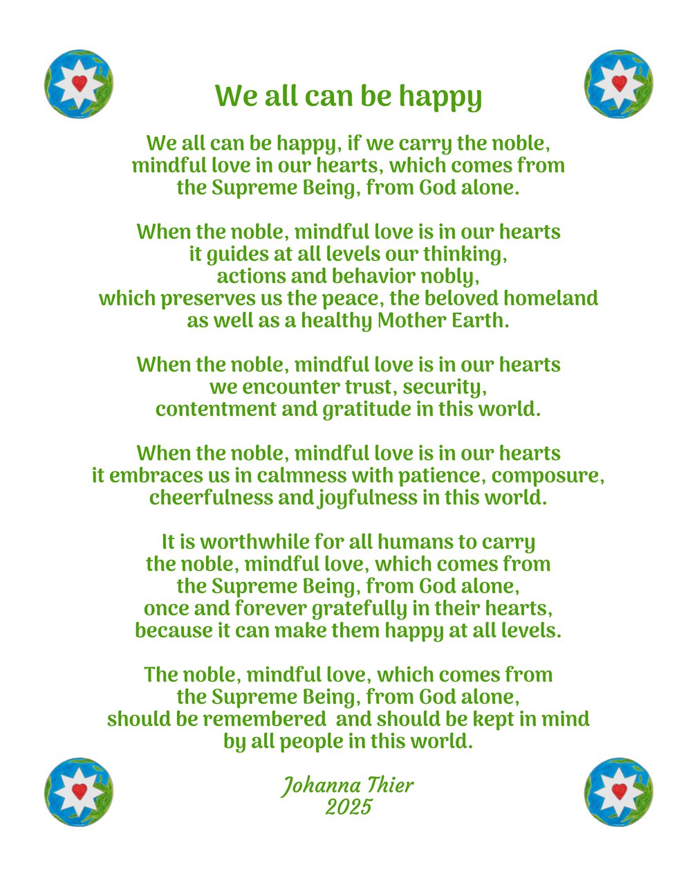 We all can be happy 作者 约翰娜蒂尔