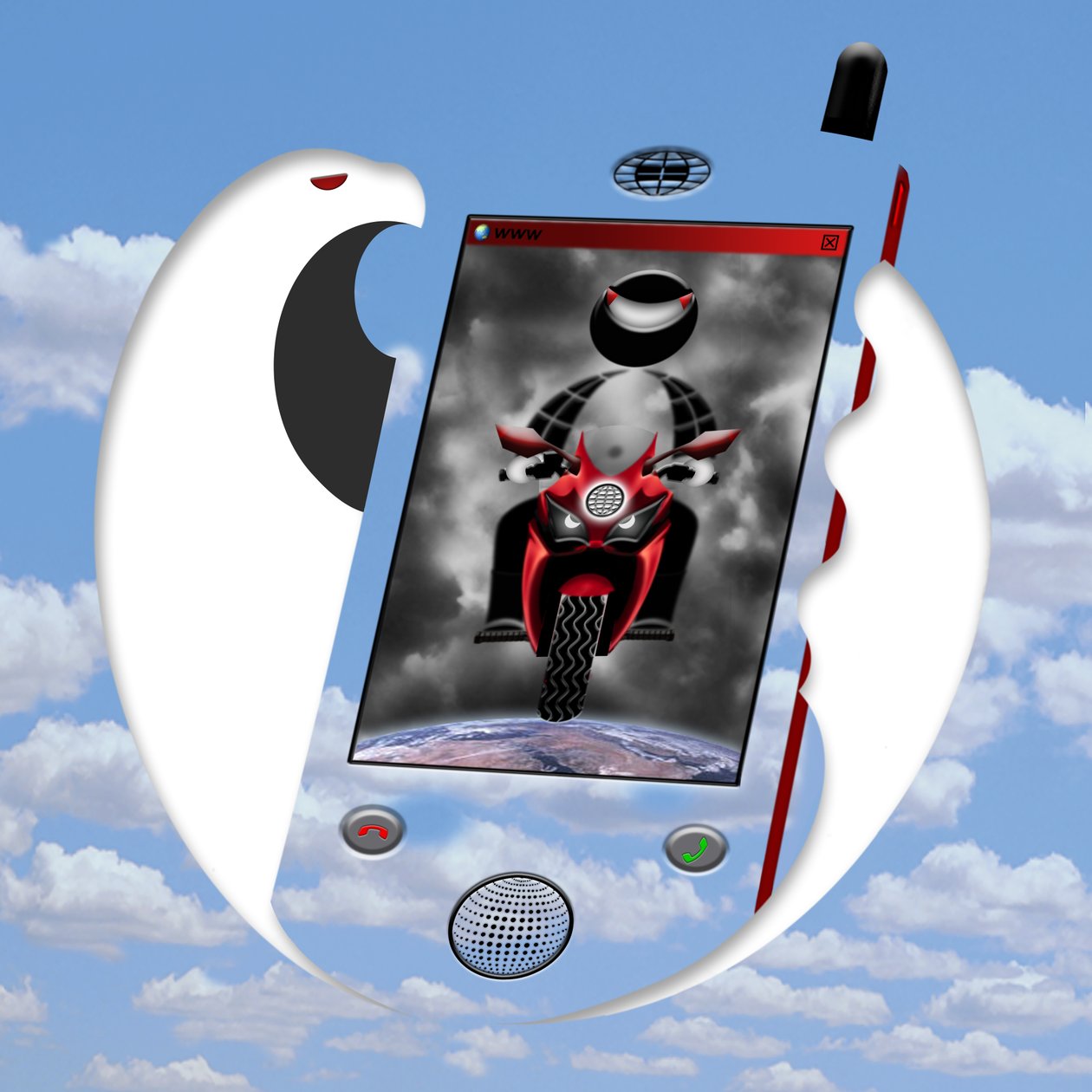www (I)（呜、呜、呜）（选自《Skyphone》系列） 作者 