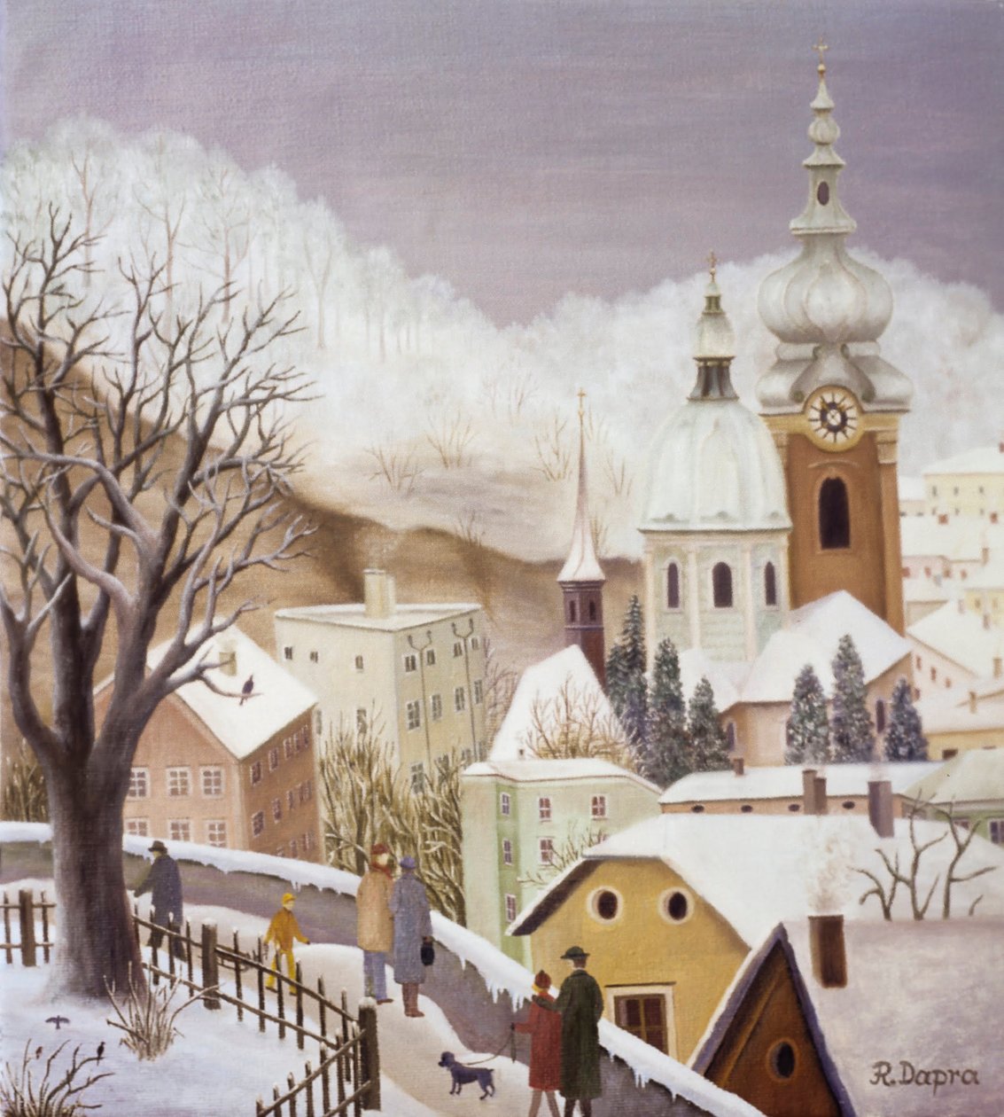 冬季的 Festungsgasse 作者 