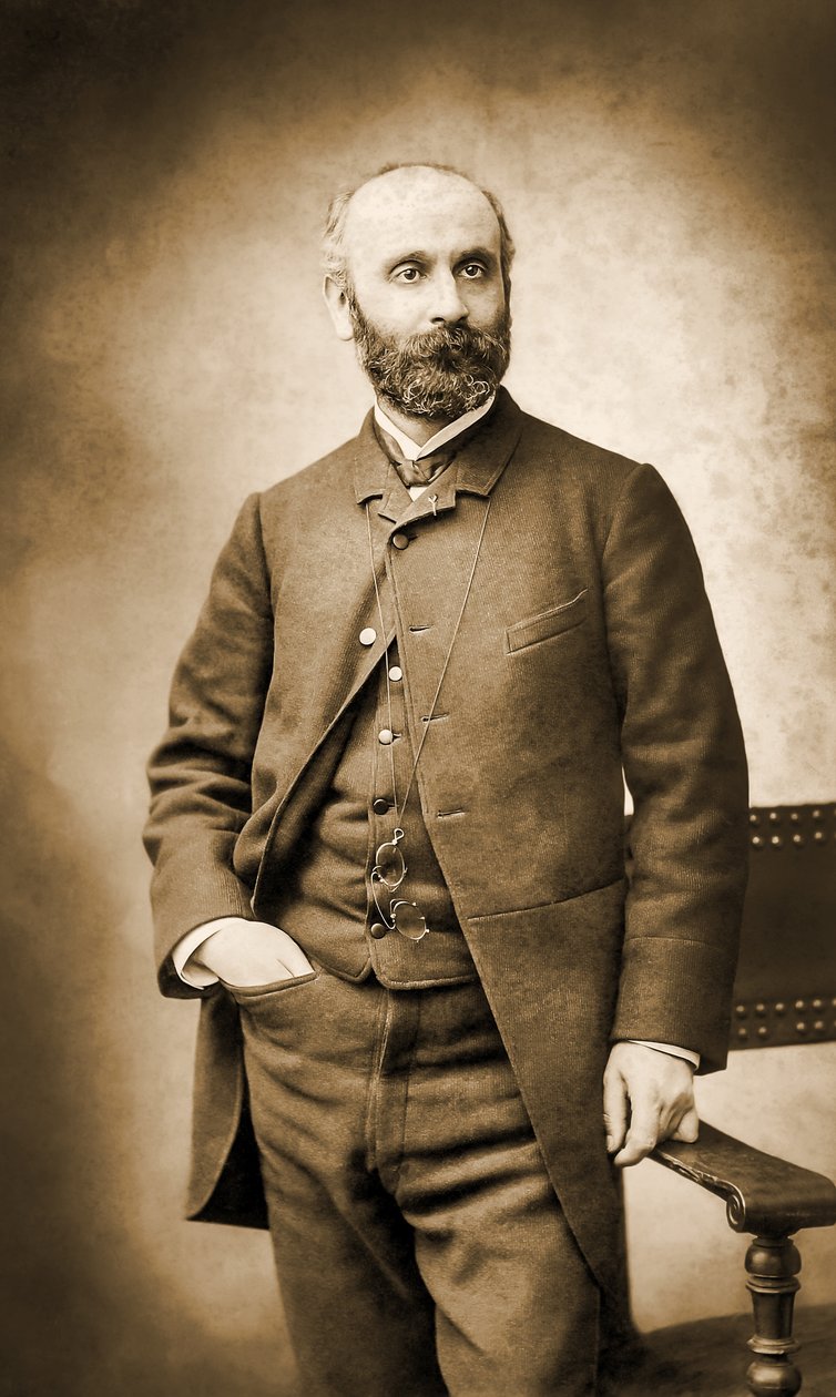 Eugene Trutat的肖像，1875年 作者 纳达尔