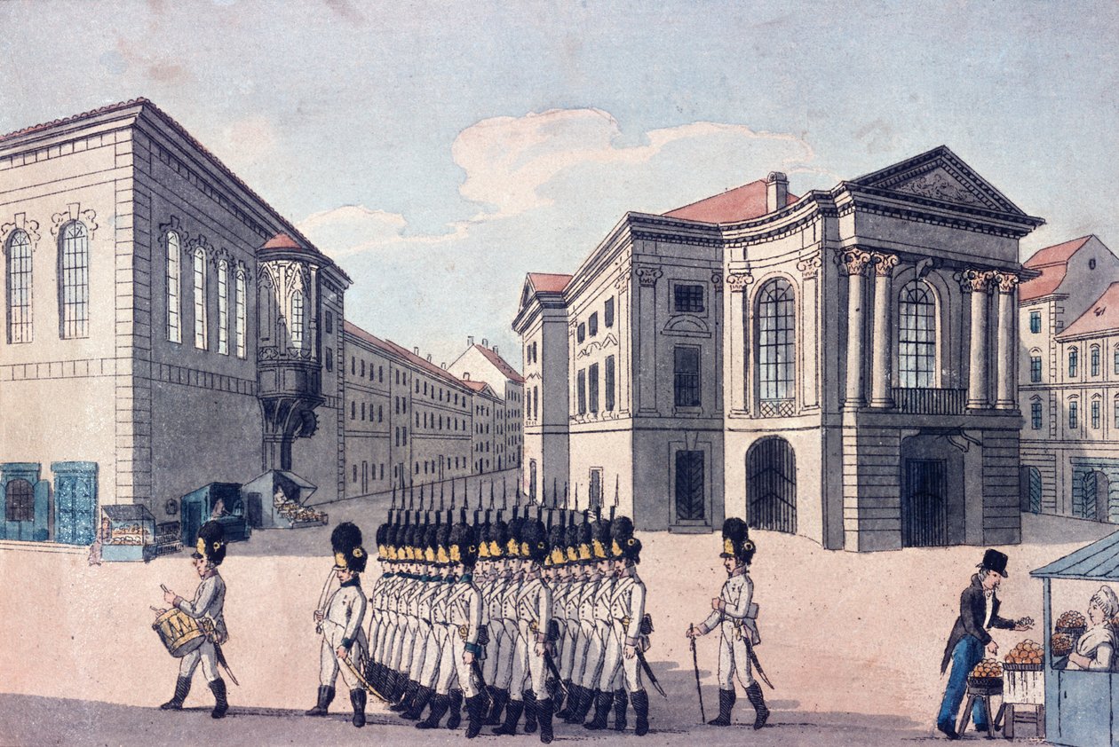 布拉格庄园剧院，1810年 作者 约翰·古斯塔夫（A. and Berka）和约翰·古斯塔夫（Johann Gustav）