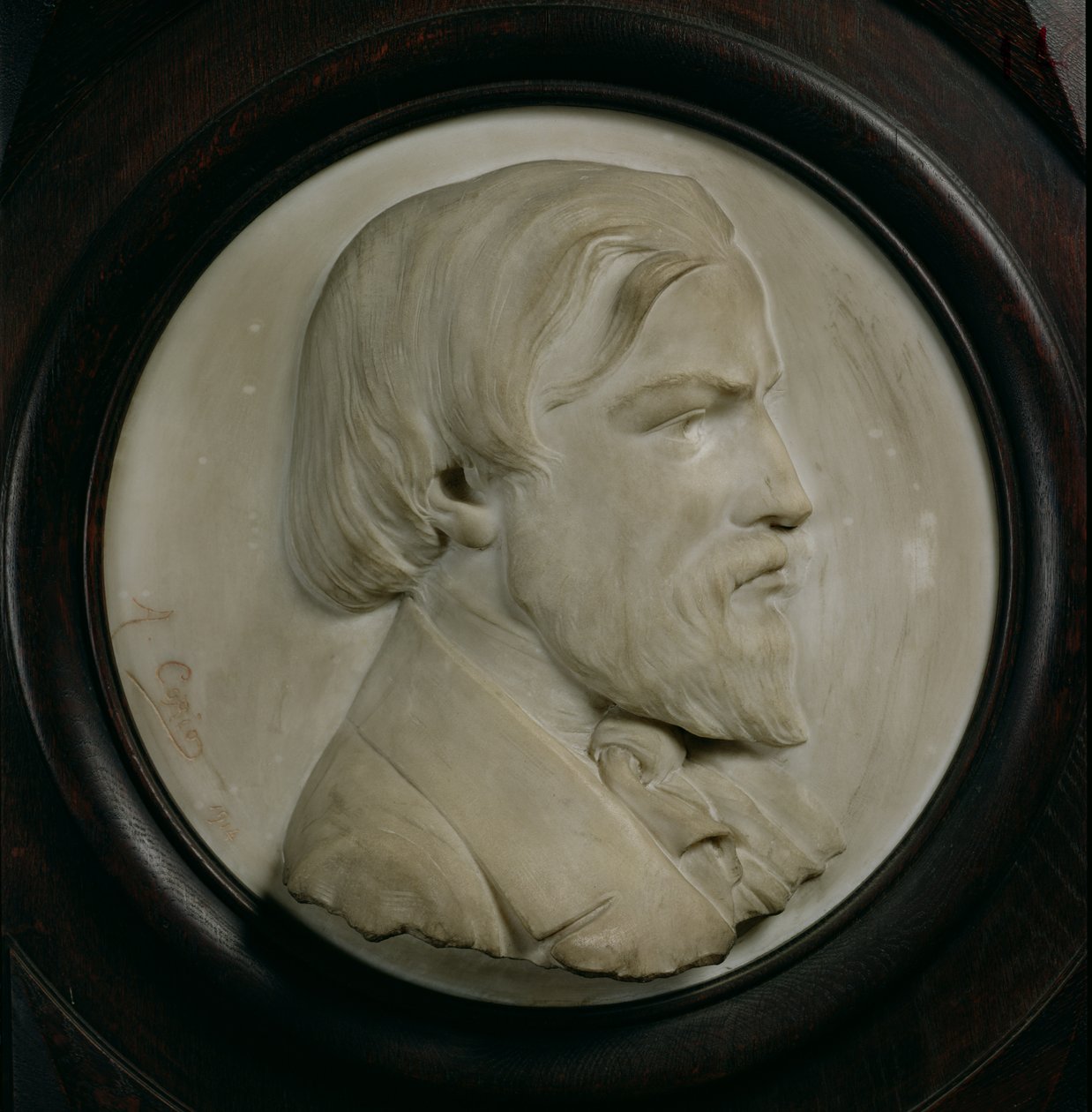 Frederic Ozanam救济奖章（1813-53）（大理石） 作者 A.科里奥
