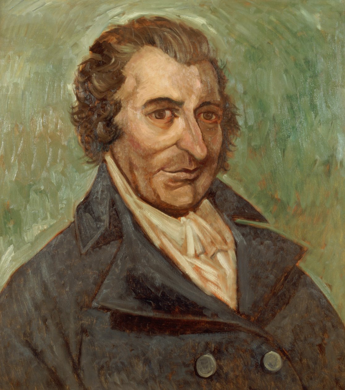 Thomas Paine的肖像（1737-1809） 作者 A.伊斯顿