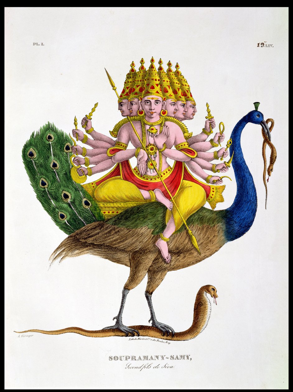 Skanda雕刻的Skanda 作者 A.少