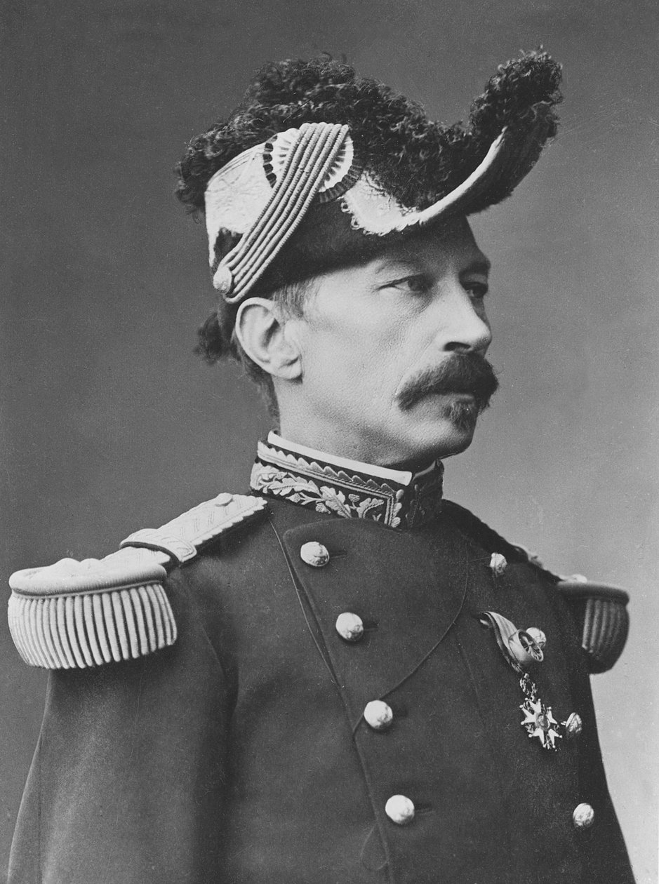 路易斯安德烈将军的肖像，1880年 作者 格歇尔