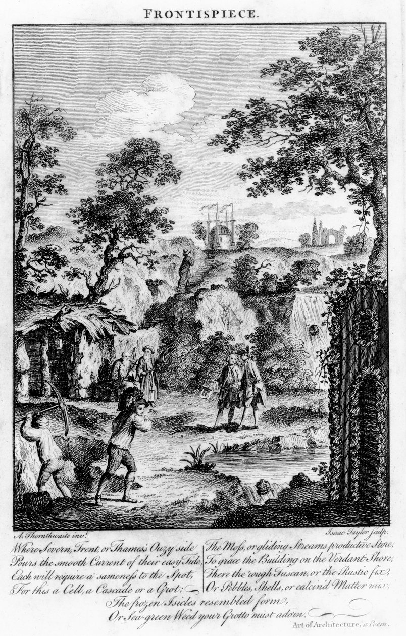 1768年出版的William Wrighte的“怪诞建筑或农村娱乐”的主题 作者 桑索维特