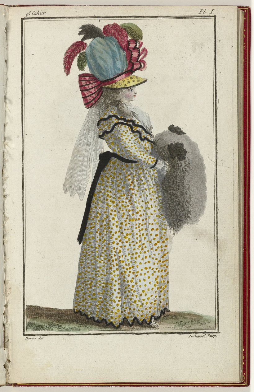 Cabinet des Modes 或 New Fashions，1786 年 3 月 15 日，图版。 我 作者 AB杜哈梅尔