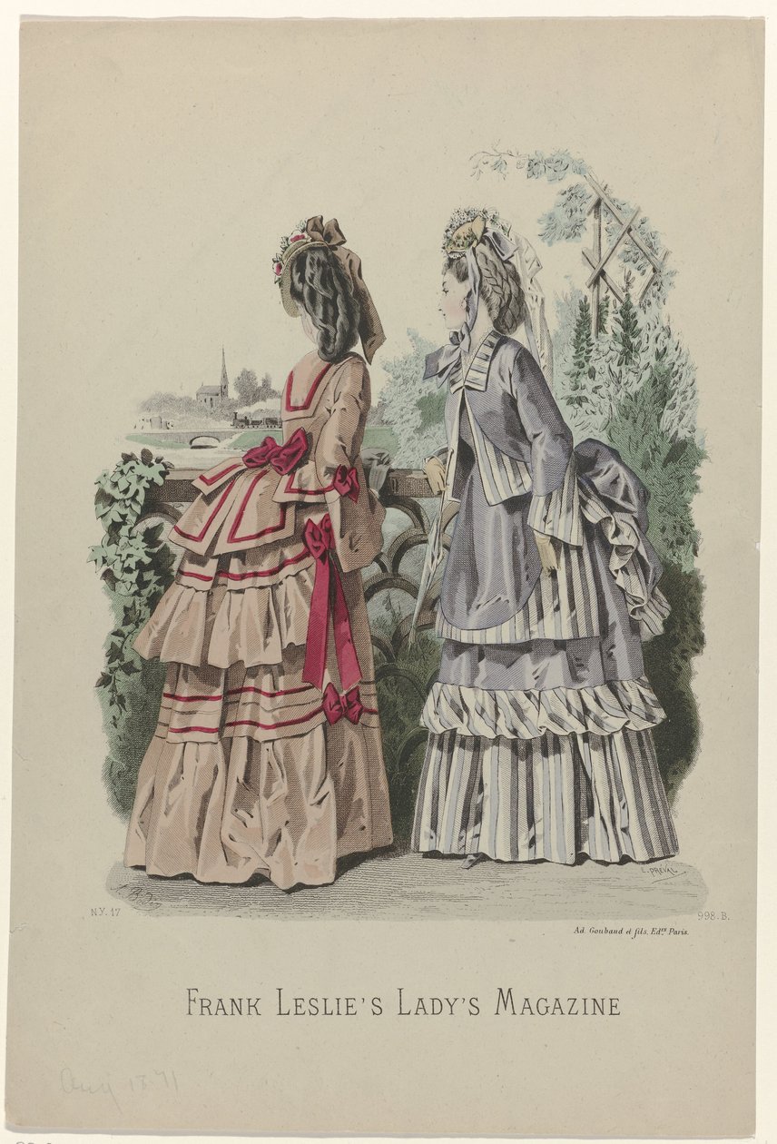 弗兰克-莱斯利的《女士杂志》，1871 年，NY.17, 998.B 作者 一个博丁