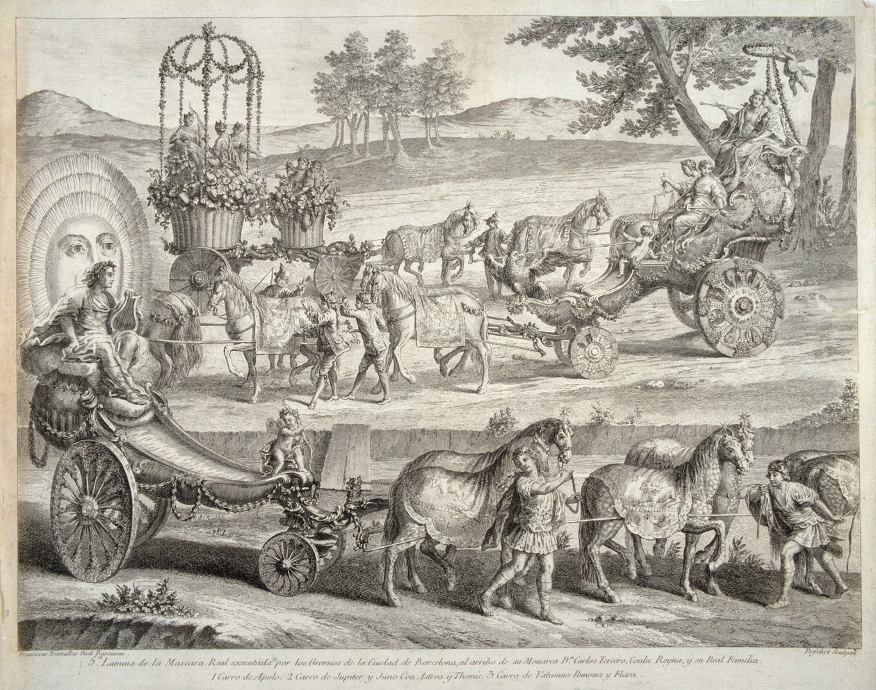 阿波罗的战车，1764年 作者 AJ德菲尔