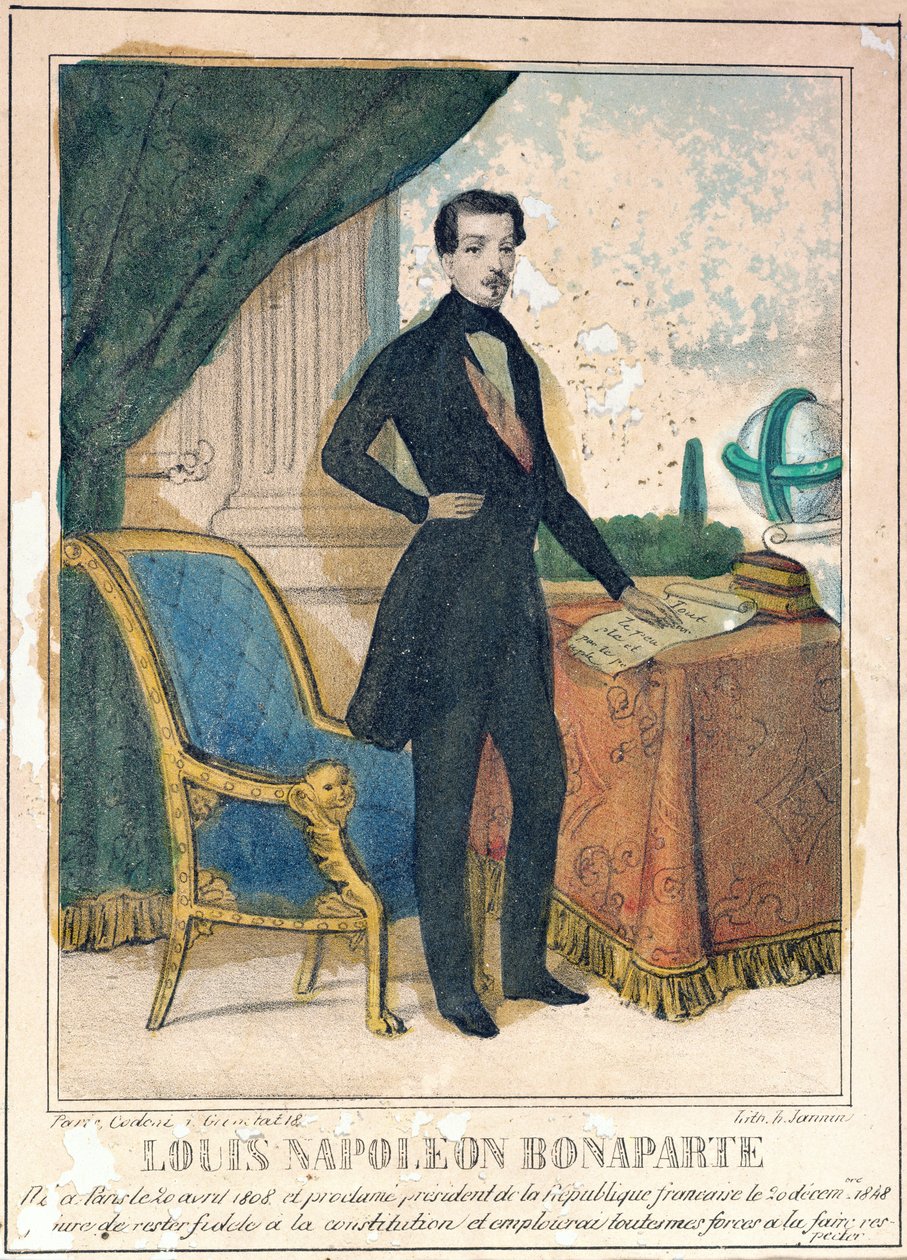 Louis-Napoleon Bonaparte（1808-73）未来拿破仑三世，c.1849 作者 詹宁