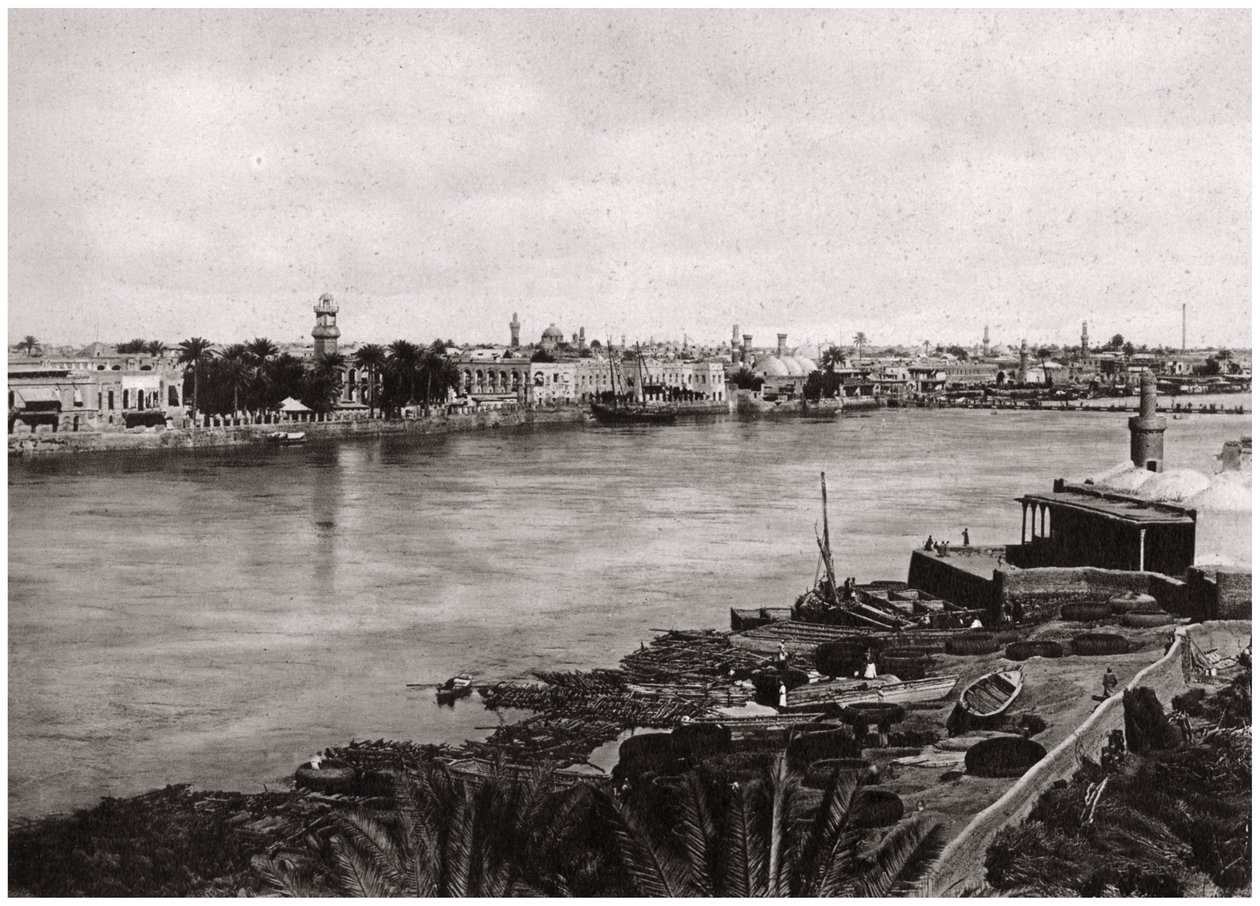 现代巴格达，伊拉克哈里发市，1925年 作者 凯里姆