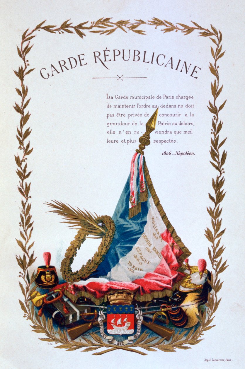 共和党卫队，1887年 作者 A.勒默西耶