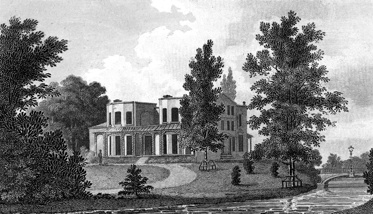 默顿勋爵纳尔逊别墅（Lord Nelsons Villa），十九世纪。 作者 沃伦