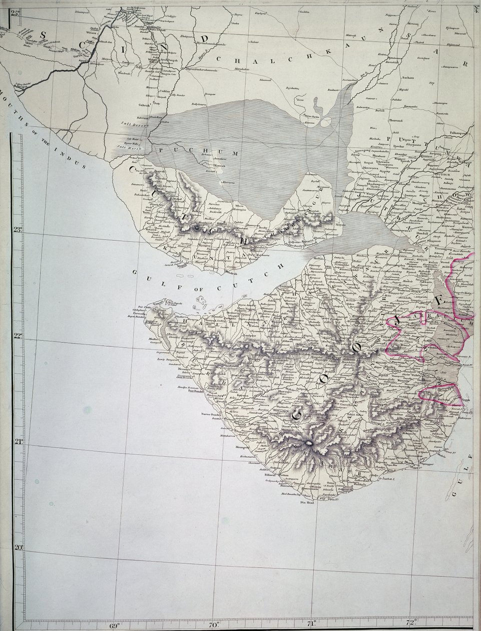 西印度地图，1816年 作者 亚伦·阿罗史密斯