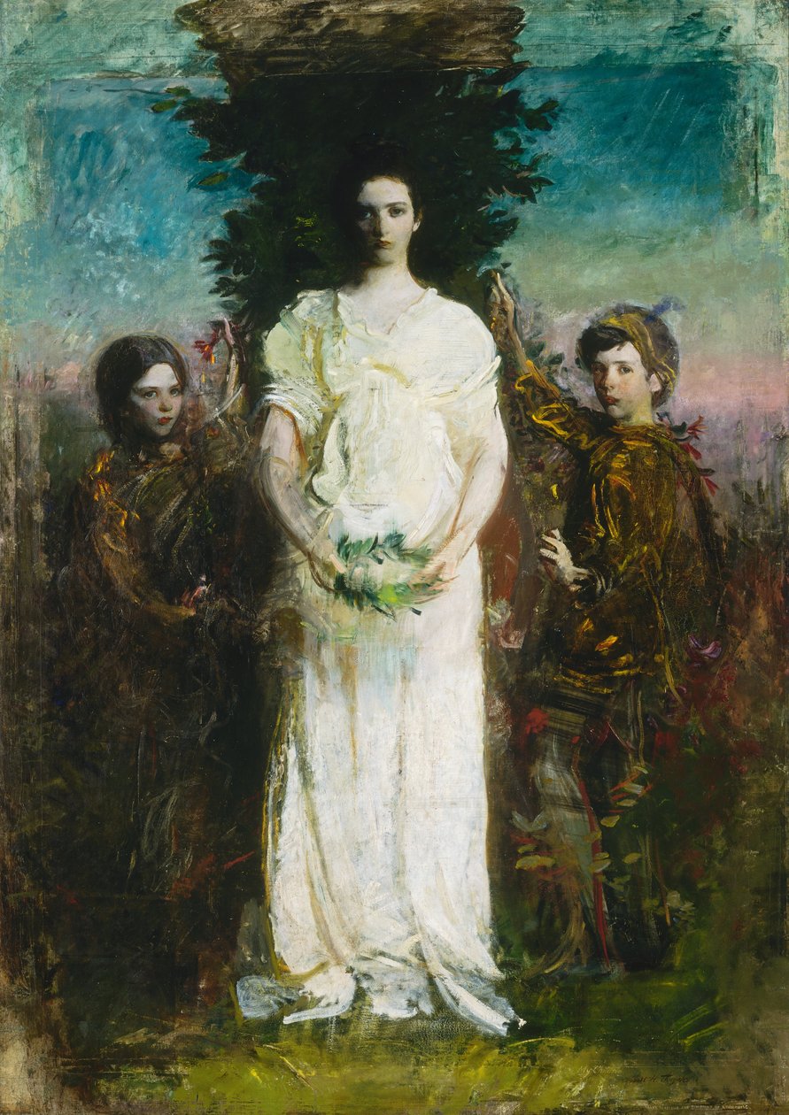 我的孩子（Mary，Gerald和Gladys Thayer） 作者 雅培汉德森塞耶