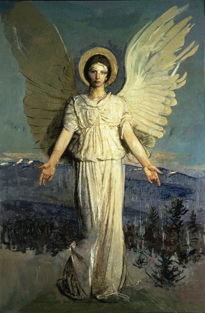 Monadnock Angel，1920-21 作者 雅培汉德森塞耶
