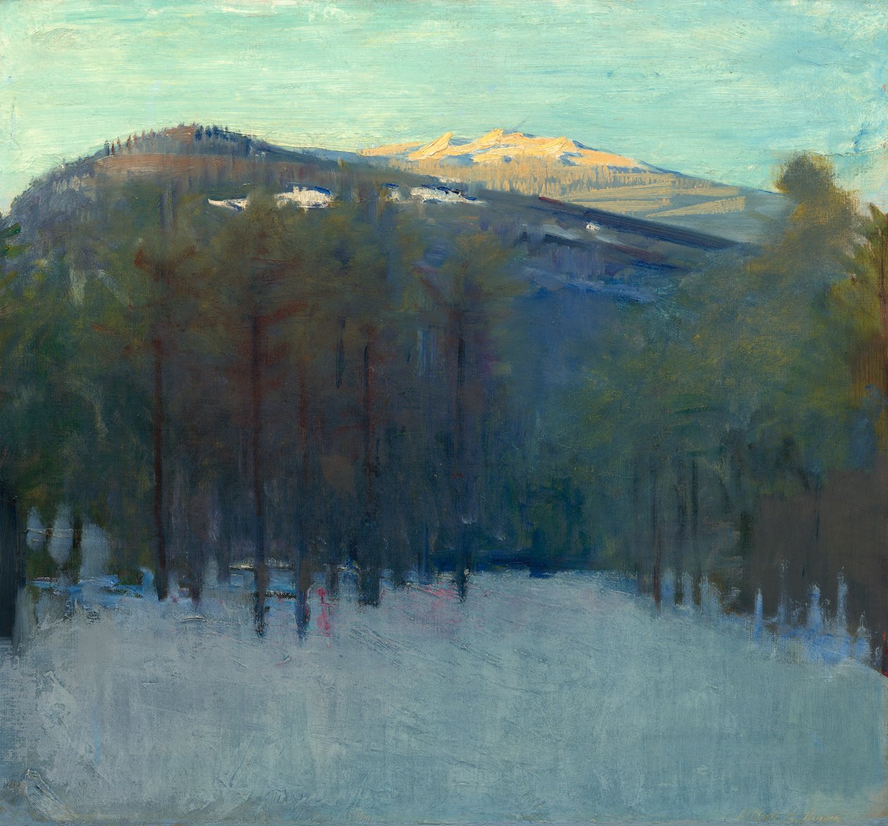 Mount Monadnock，c.1911-14 作者 雅培汉德森塞耶