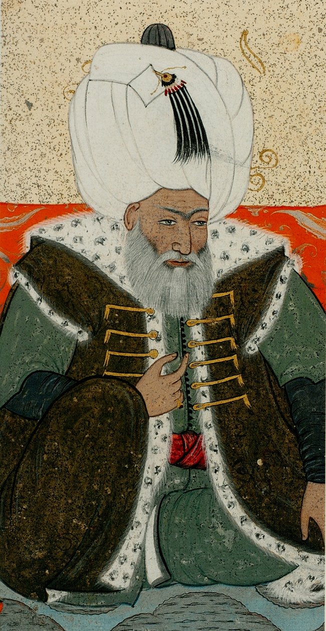巴耶兹德二世，奥斯曼帝国的苏丹，约1710年 作者 阿卜杜勒切利尔·列夫尼