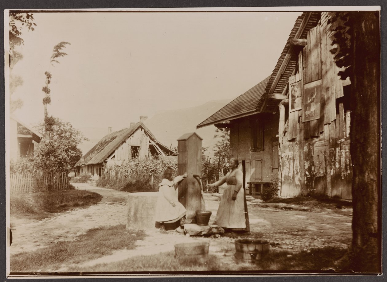 Aix les Bains - 靠近大港口，1902 年 6 月 27 日（明胶银印纸） 作者 阿贝尔·玛丽·尼古拉斯·布利瑙