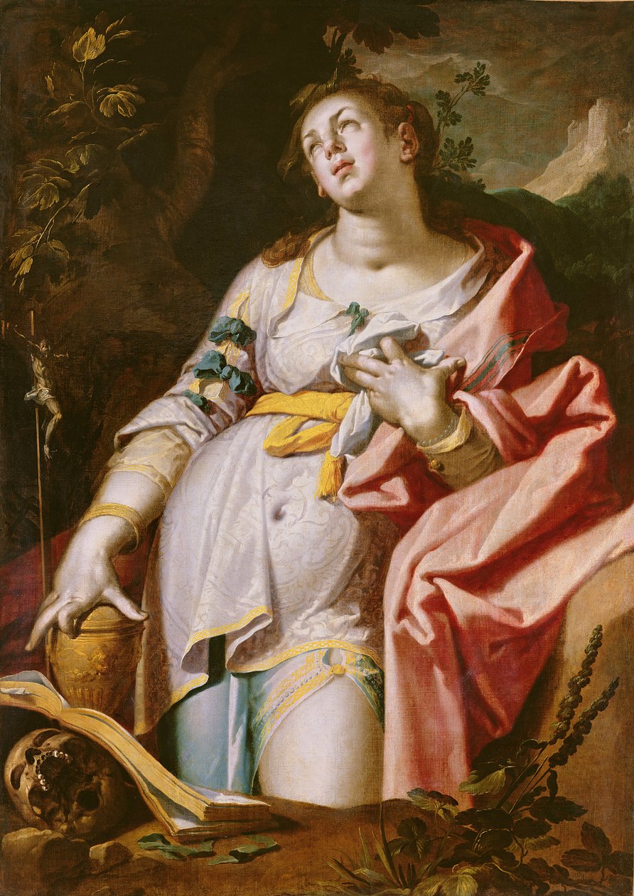 狂喜中的玛丽抹大拉，1619年 作者 亚伯拉罕·布洛玛特（Abraham Bloemaert）