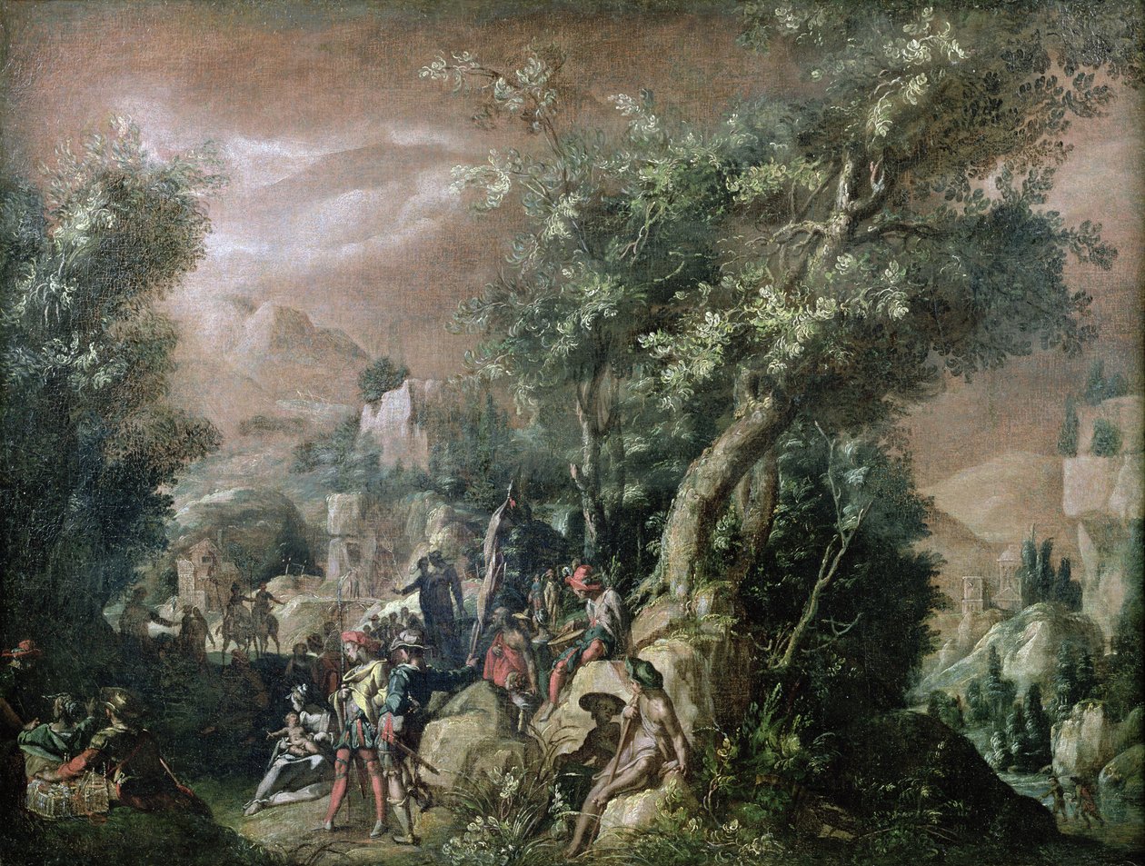 圣约翰浸信会讲道 作者 亚伯拉罕·布洛玛特（Abraham Bloemaert）