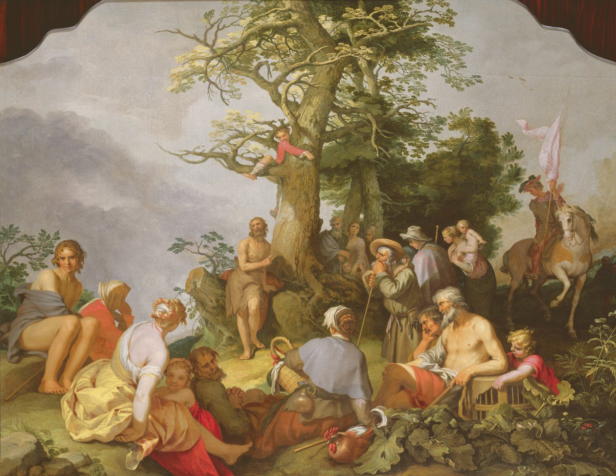 圣约翰浸信会讲道 作者 亚伯拉罕·布洛玛特（Abraham Bloemaert）