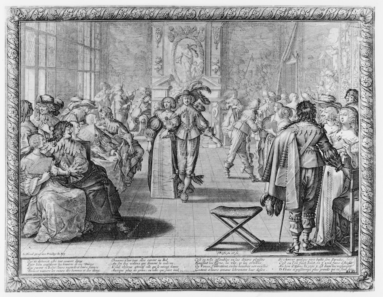 法院球，c.1630 作者 亚伯拉罕·博斯（Abraham Bosse）