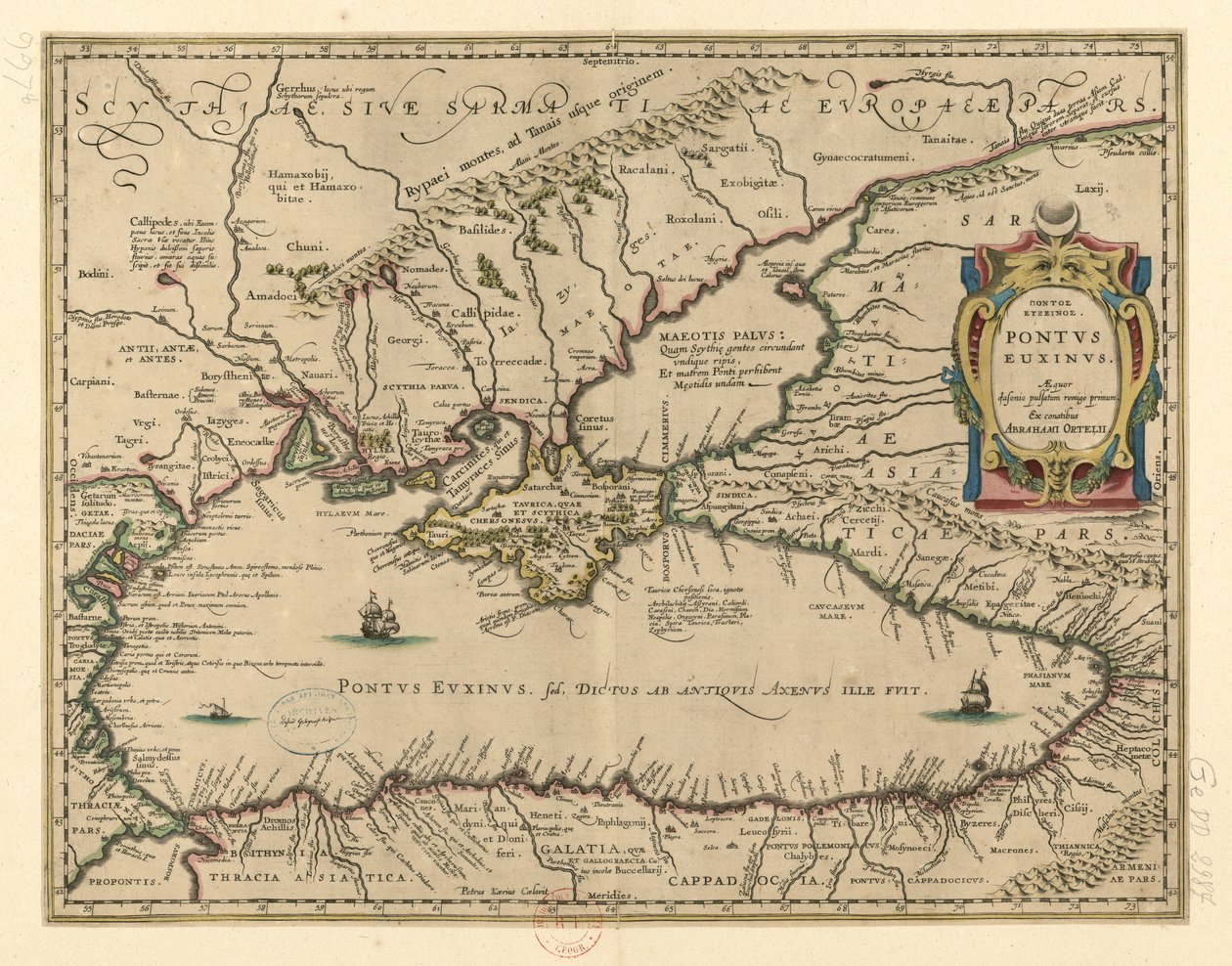 土耳其 作者 亚伯拉罕·奥特里乌斯（Abraham Ortelius）