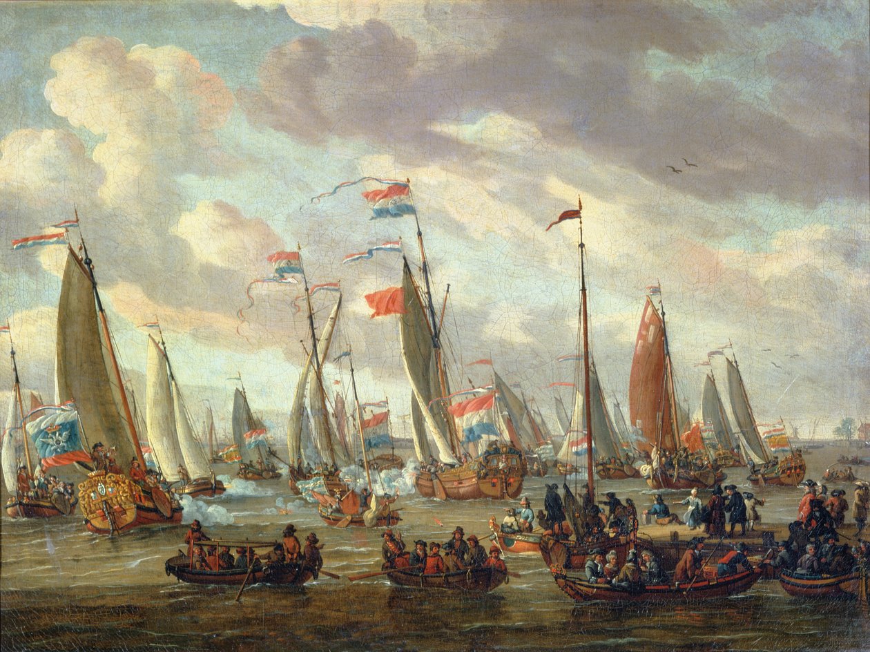 沙皇彼得一世（1672-1725）于1698年1月访问英格兰 作者 亚伯拉罕·斯托克