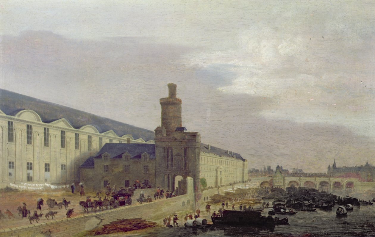 卢浮宫和Porte Neuve，c.1640 作者 亚伯拉罕·德·韦维尔