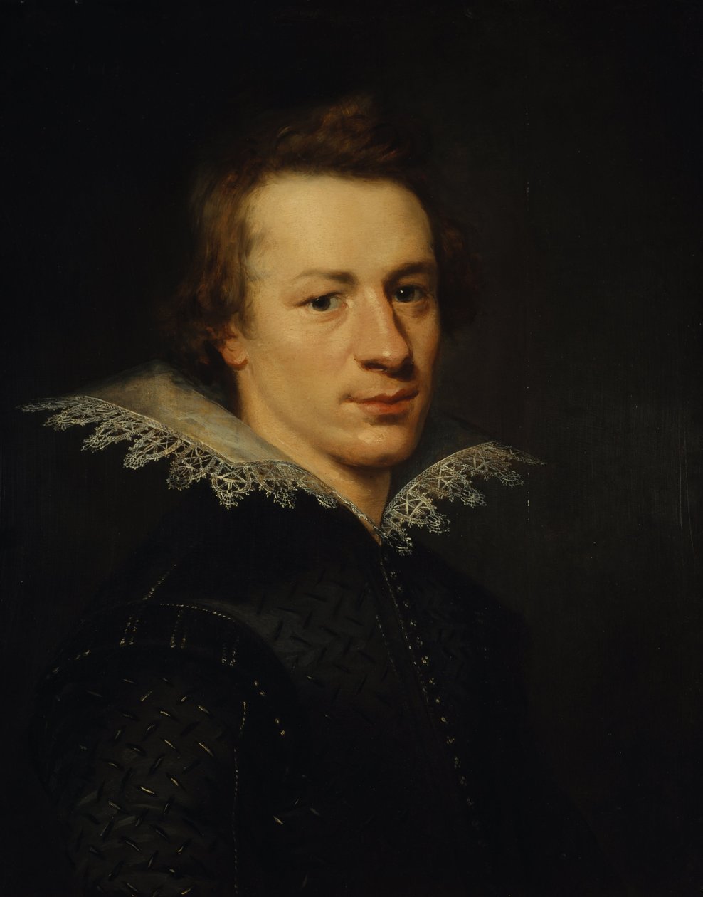 Hawthornden的William Drummond，1585  -  1649 作者 亚伯拉罕·范·布赖恩贝希（Abraham van Blijenberch）