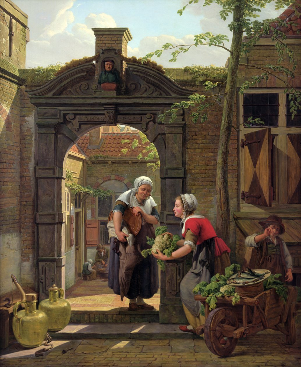 市场女人 作者 亚伯拉罕·范·斯特赖（Abraham van Strij）