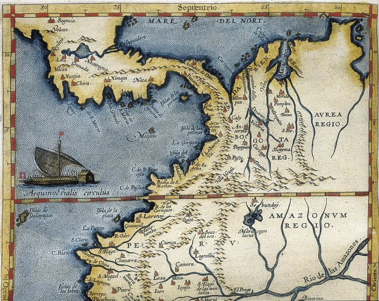 世界地图大全 作者 亚伯拉罕（后）奥特里乌斯（Ortelius）