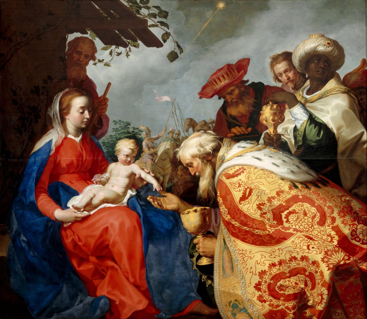 玛吉的崇拜 作者 亚伯拉罕·布洛玛特（Abraham Bloemaert）