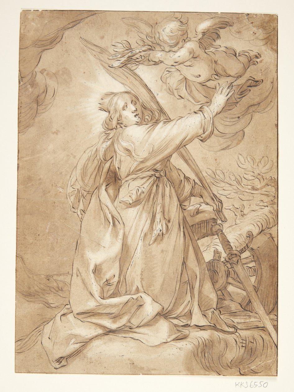 作为殉道者的凯瑟琳 作者 亚伯拉罕·布洛玛特（Abraham Bloemaert）