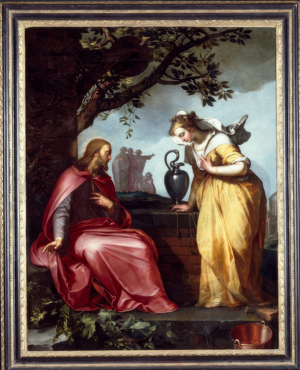 基督与撒玛利亚妇女 作者 亚伯拉罕·布洛玛特（Abraham Bloemaert）