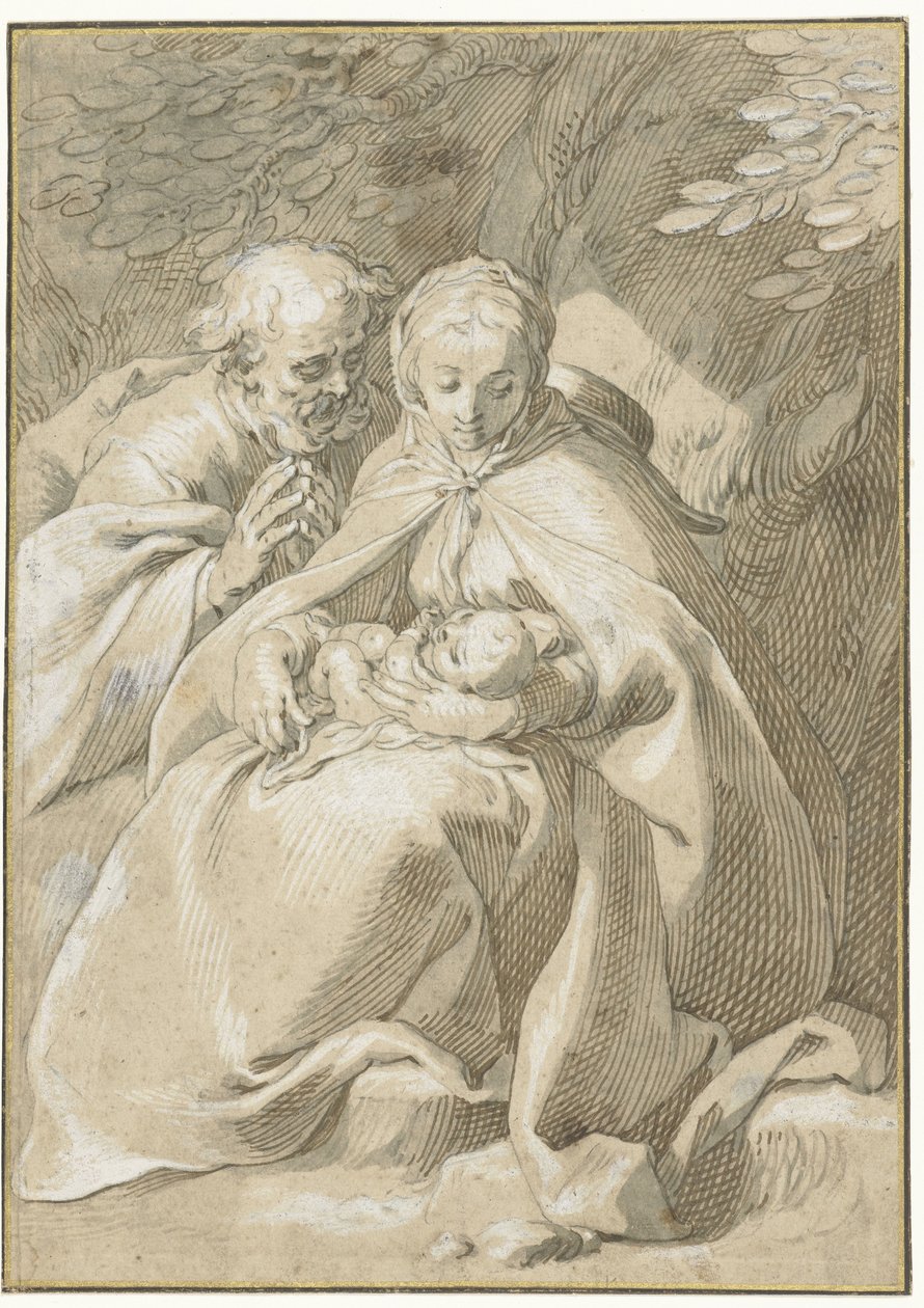 圣家族 作者 亚伯拉罕·布洛玛特（Abraham Bloemaert）