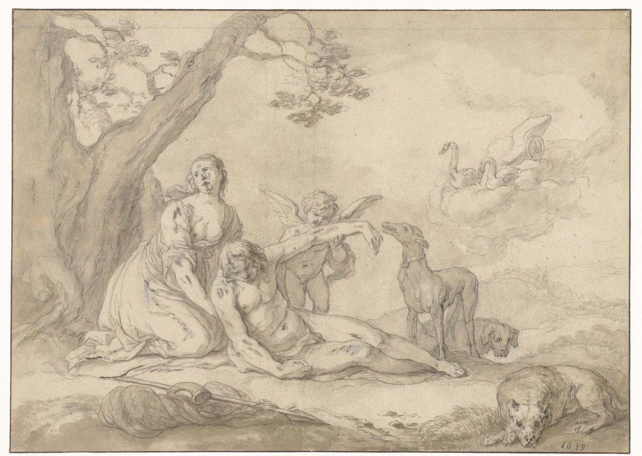 戴安娜和恩底弥翁 作者 亚伯拉罕·布洛玛特（Abraham Bloemaert）
