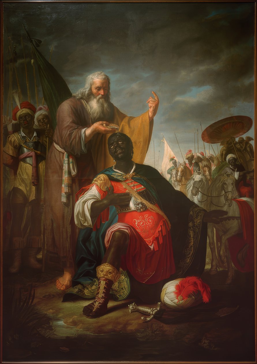 内侍的洗礼 作者 亚伯拉罕·布洛玛特（Abraham Bloemaert）