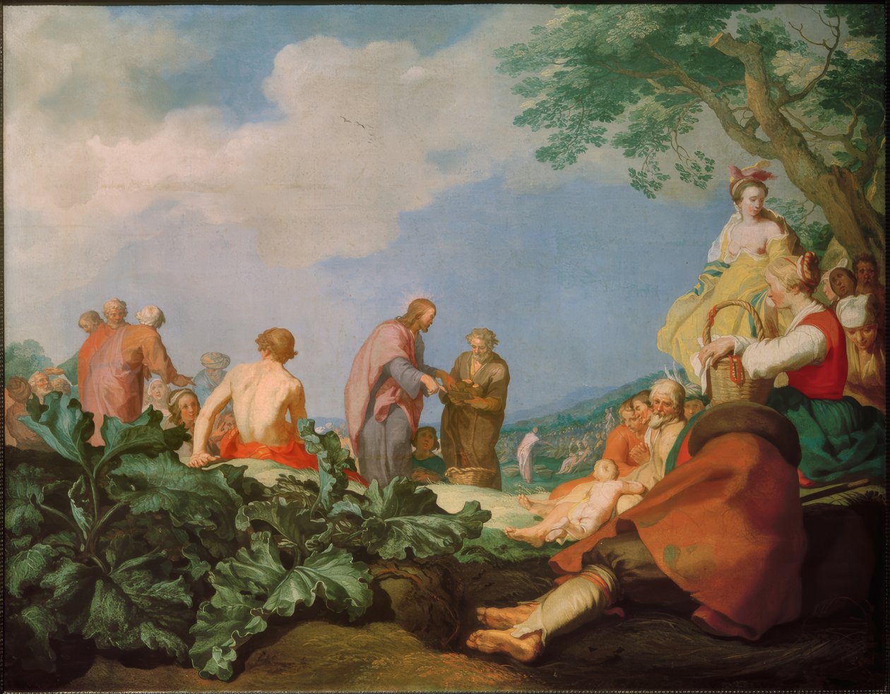 Die wunderbare Brotvermehrung 作者 亚伯拉罕·布洛玛特（Abraham Bloemaert）