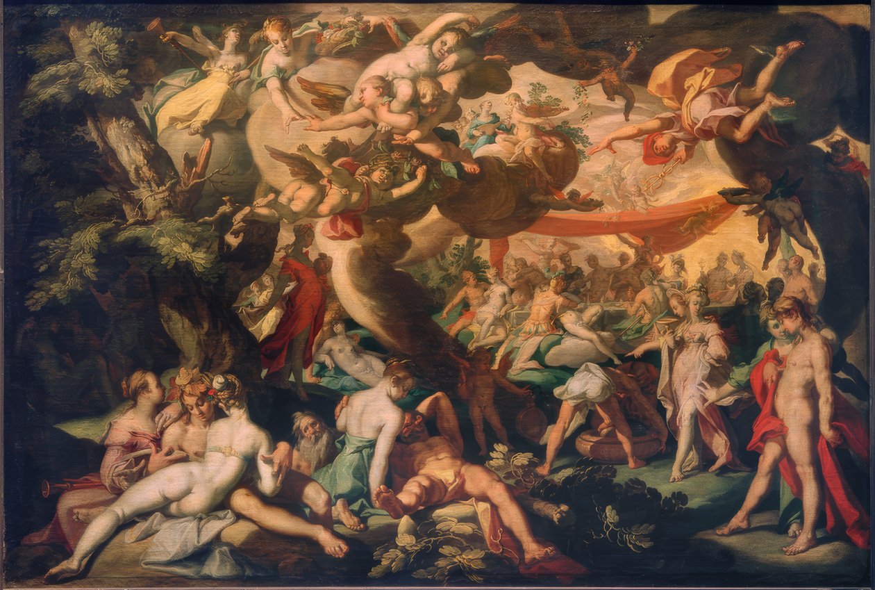 佩琉斯和忒提斯的婚礼 作者 亚伯拉罕·布洛玛特（Abraham Bloemaert）