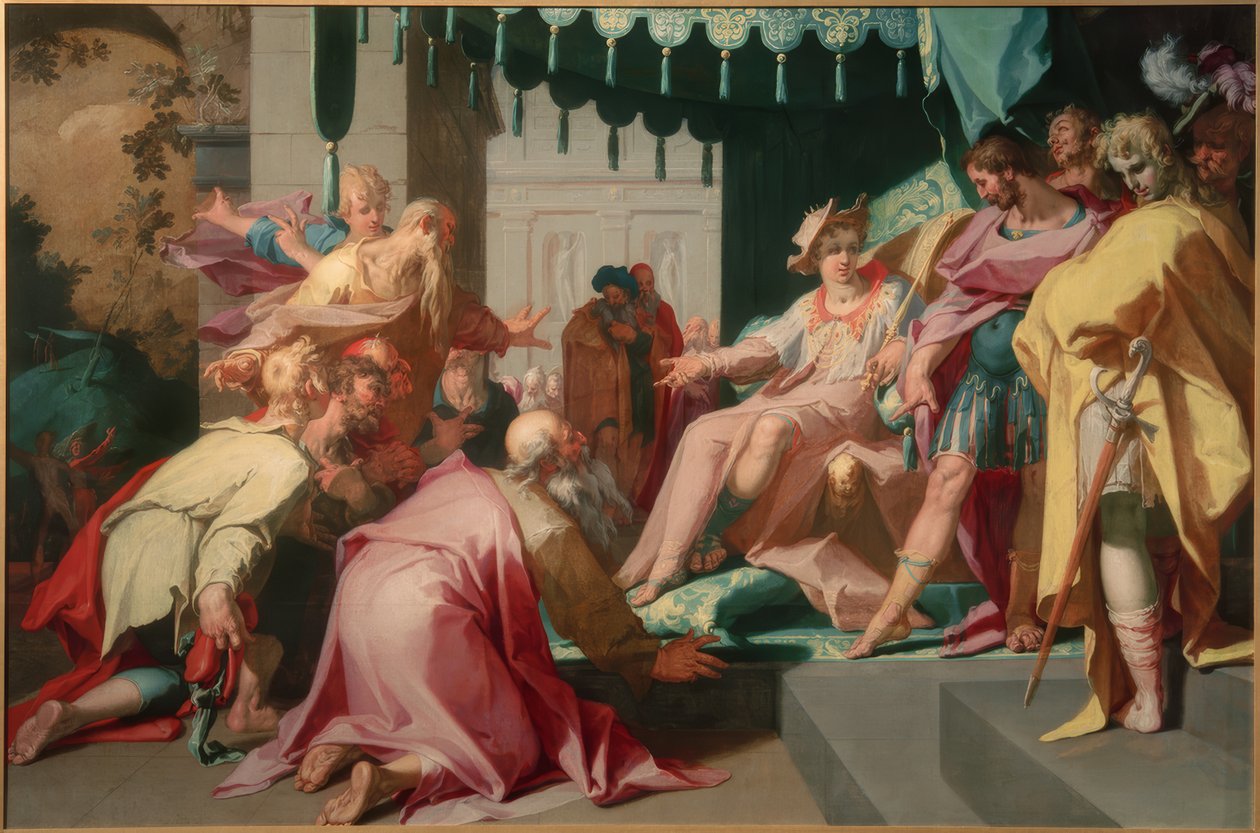约瑟和他的兄弟们 作者 亚伯拉罕·布洛玛特（Abraham Bloemaert）
