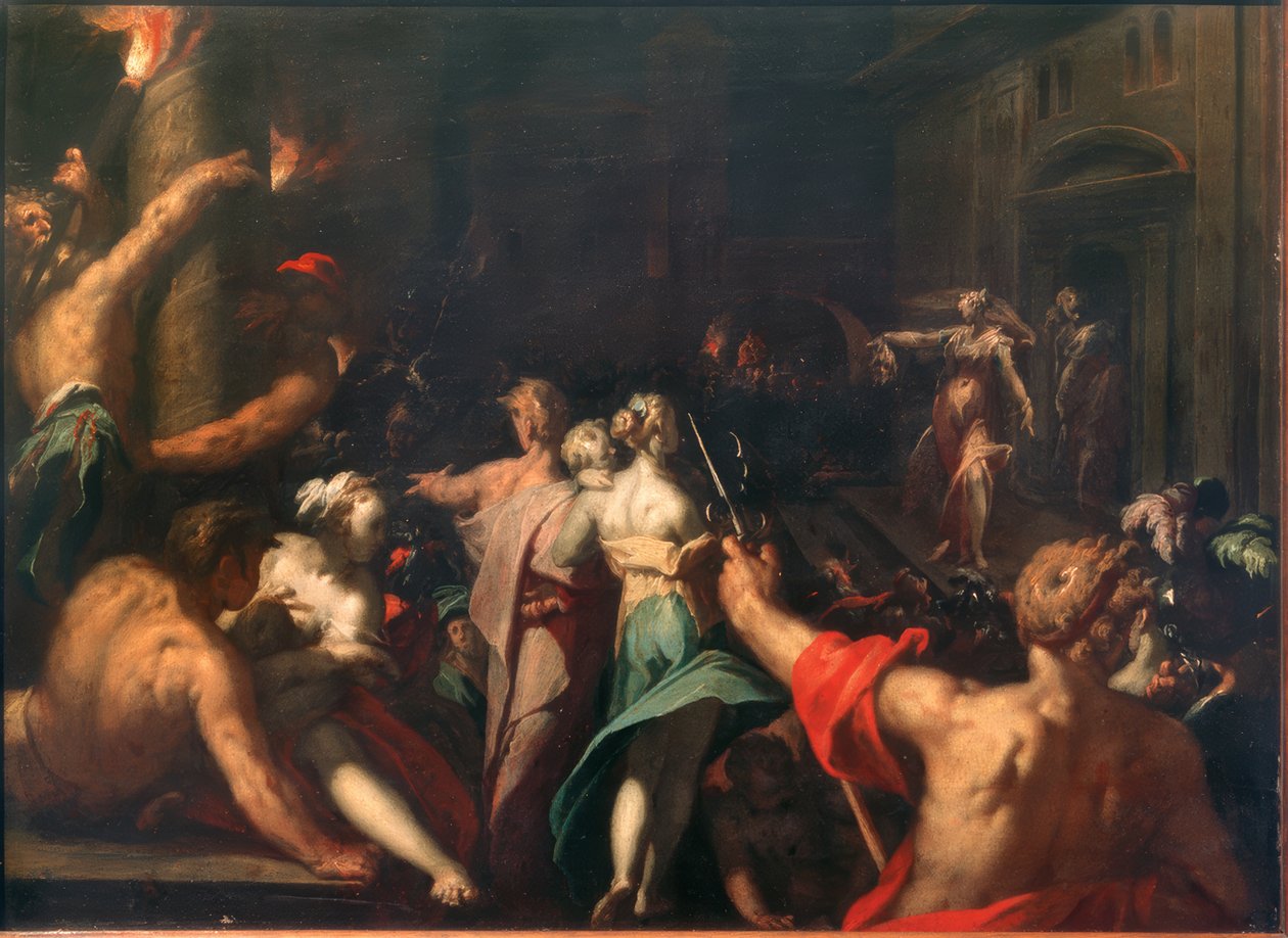Judith zeigt das Haupt des Holofernes 作者 亚伯拉罕·布洛玛特（Abraham Bloemaert）