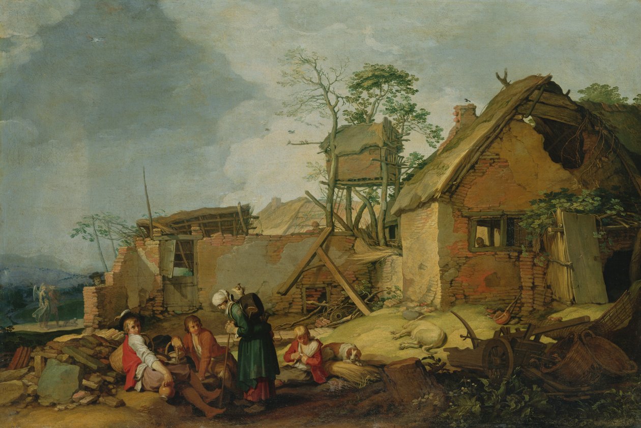 景观与农场，1629年 作者 亚伯拉罕·布洛玛特（Abraham Bloemaert）